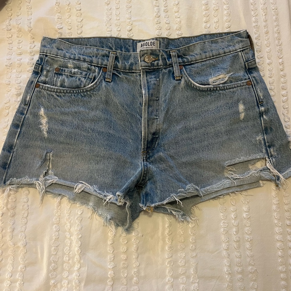 Agolde denim shorts